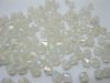 5000pcs Clear Plastic Bicone Beads Finding 5x5mm