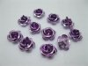 475Pcs Light Purple Flower Beads Findings 15mm