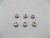 100 8mm Purple Rhinestone Rondelle Spacers Beads 100 8mm Purple Rhinestone Rondelle Spacers Beads