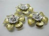 20Pcs Rose Hairclip Jewelry Finding Beads 50mm