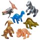 6Pcs Inflatable Dinosaur Series Blow Up Toys Assorted Party Favo