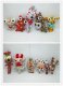 12 Fabric Sponge Doll Keyring Keychain Handmade Assorted 12 Fabric Sponge Doll Keyring Keychain Handmade Assorted