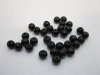 2500 Black Round Simulate Pearl Loose Beads 6mm