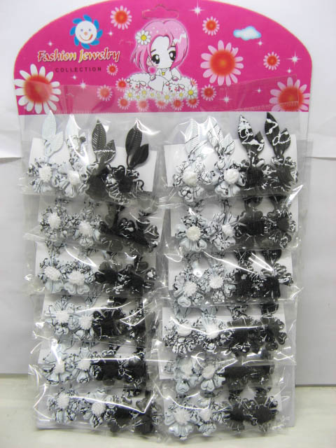 240pcs Barrette Hair Clips With Flower-2 Colors 240pcs Barrette Hair Clips With Flower-2 Colors