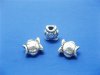 100 silver plated alloy metal Fish Pandora Beads