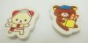 60 Sheets X 2Pcs Collectable Cute Little Bear Erasers