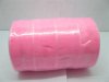 4Rolls X 50Yards Pink Organza Ribbon 38mm