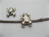 20 Alloy Frog Shape Thread European Beads pa-m44