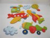 3Sheets Airplane Window Wall Room Decorative Stickers