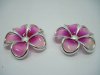 40Pcs Fuschia Frangipani Hairclip Jewelry Finding Beads 48mm 40Pcs Fuschia Frangipani Hairclip Jewelry Finding Beads 48mm