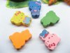 200 Carton Cat Wood Beads Mixed Color 200 Carton Cat Wood Beads Mixed Color