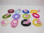 470 Rubber Bracelet 50mm Dia. For Kids Mixed Colour