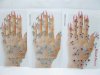 108Sheets Hand Wedding Sticker Bindis Tattoo Mixed 108Sheets Hand Wedding Sticker Bindis Tattoo Mixed
