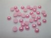 5000Pcs 6mm Pink Semi-Circle Simulated Pearl Bead Flatback 5000Pcs 6mm Pink Semi-Circle Simulated Pearl Bead Flatback