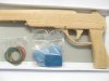 10X Wooden Rubber Band Toy Gun 31cm long toy-w72