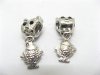 20 Alloy Cat Thread European Beads with fish Dangle ac-sp552 20 Alloy Cat Thread European Beads with fish Dangle ac-sp552