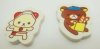60 Sheets X 2Pcs Collectable Cute Little Bear Erasers 60 Sheets X 2Pcs Collectable Cute Little Bear Erasers