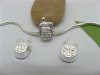 20 Silver Mobile Phone Thread European Beads pa-m99