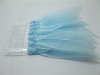 25 Blue Bridal Hair Comb Headpiece with Attached Organza Ribbon 25 Blue Bridal Hair Comb Headpiece with Attached Organza Ribbon