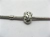 20 Nickel Plated European Strawberry Thread Beads ac-sp491 20 Nickel Plated European Strawberry Thread Beads ac-sp491