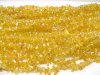 10 Strands Yellow Glitter Necklace Or Chip/Beads
