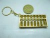 10 Durable Golden Plated Fengshui Abacus Keyrings 10 Durable Golden Plated Fengshui Abacus Keyrings
