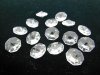 100 Double-Drilled Crystal Faceted Beads 16mm