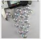 3Packets X 48Pcs Plastic AB Color Clear Round Beads 16mm Dia. 3Packets X 48Pcs Plastic AB Color Clear Round Beads 16mm Dia.