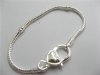 4Pcs Sliver Heart Clasp European Bracelet 22cm ac-str245