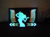 1X Sexy Girl Light Up Flashing LED Glow Equalizer