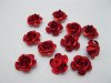 475Pcs Red Flower Beads Findings 15mm 475Pcs Red Flower Beads Findings 15mm