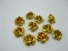 475Pcs Golden Flower Beads Findings 15mm 475Pcs Golden Flower Beads Findings 15mm