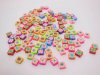 500 Polymer Clay Cube Flower Beads 7-8mm Dia.