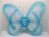 10X Blue Glitter Butterfly Fairy Wings Dress-up