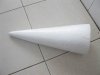 4X Styrofoam Foam Cones Decoration Craft DIY 35cm High