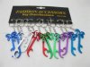 48 Aluminium Coconut Tree Bottle Opener Key Ring Mixed Colour