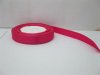 10Rolls X 25Yards Fuschia Satin Ribbon 15mm