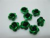 475Pcs Green Flower Beads Findings 15mm