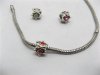 10 Alloy Eye Thread European Beads ac-sp595 10 Alloy Eye Thread European Beads ac-sp595