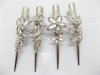 40 Assorted Metal Oxhorn Hair Clip Base Finding 40 Assorted Metal Oxhorn Hair Clip Base Finding