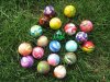 100 Rubber Bouncing Balls 30mm Dia Mixed Colour