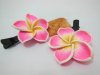 25Pcs Pink Fimo Frangipani Flower Hair Clip 25Pcs Pink Fimo Frangipani Flower Hair Clip