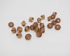 2700 Coffee Faceted Bicone Beads Jewellery Finding 8mm