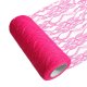 4Roll X 10Yds Fuschia Lace Tulle Roll Spool DIY Wedding Deco