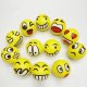 12 Anti-Stress PU Foam Yellow Smile Face Squeeze Reliever Ball 12 Anti-Stress PU Foam Yellow Smile Face Squeeze Reliever Ball