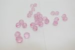 1700 Pink Faceted Round Beads Jewellery Finding 8mm