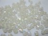 5000pcs Clear Plastic Bicone Beads Finding 5x5mm