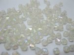 5000pcs Clear Plastic Bicone Beads Finding 5x5mm