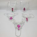 48 Rhinestone Tiaras Necklace Fancy Dress-New