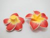 50 Red Fimo Beads Frangipani Jewellery Finding 5cm